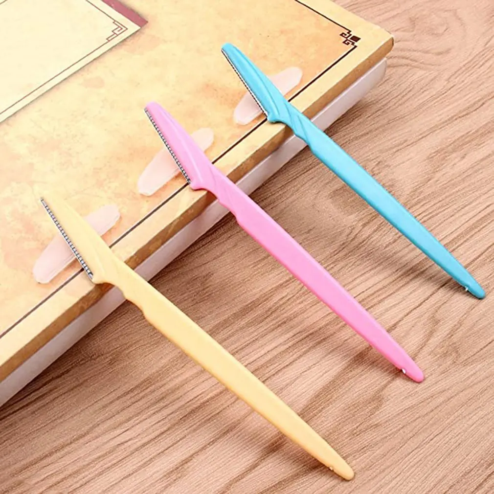 

Stainless Steel Sharp Eyebrow Trimming Knife Make-Up Eyebrow Shaver Shaving Knife Eyebrow Trimmer Beauty Tools