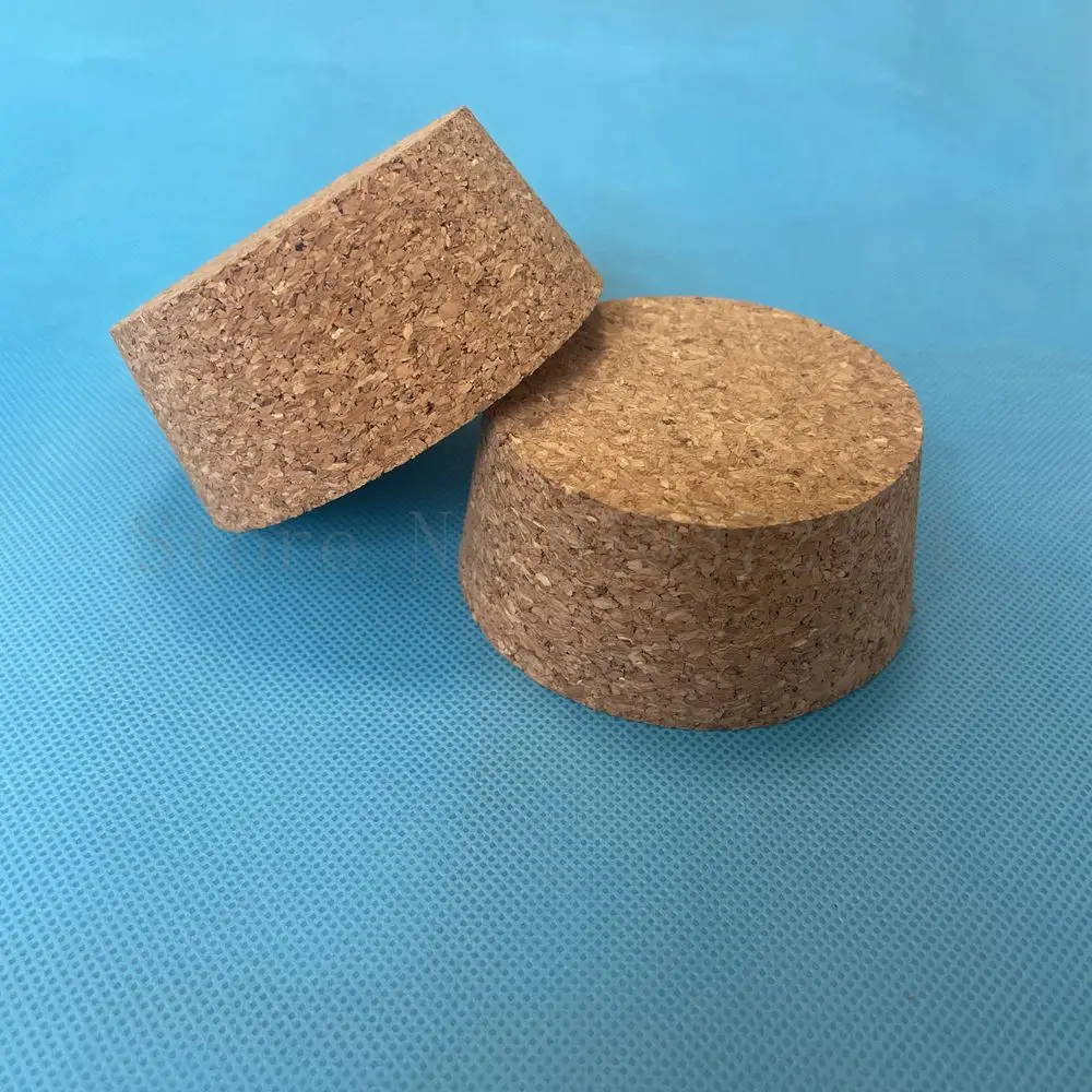 3pcs big size DIA 51mm to 83mm Wood Cork Lab Test Tube Plug Essential Oil Pudding Small Glass Bottle Stopper Lid Customized | Канцтовары