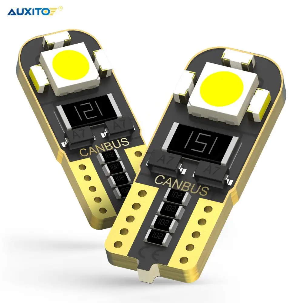 2X Canbus W5W T10 Светодиодная Лампа 194 2825 стояночный светильник для Nissan Qashqai Almera Juke Tiida