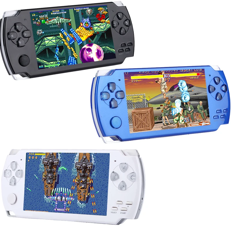 Skup X6 przenośna konsola do gier 4.3 cal ekran mp4 odtwarzacz MP5 odtwarzacz gier 8GB wsparcie dla 8Bit 16bit 32bit gry kamera wideo e book