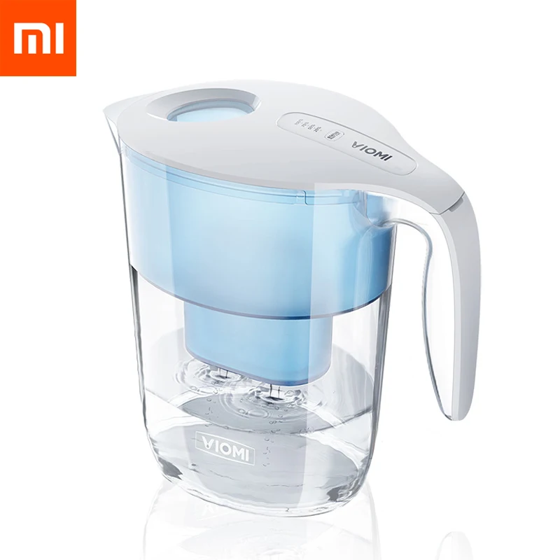 Xiaomi Mijia 1.5L чайник для воды ручной 7 фильтрационный чайник Viomi Ультрафиолетовый дезинфекционный фильтр примеси воды - Цвет: Белый