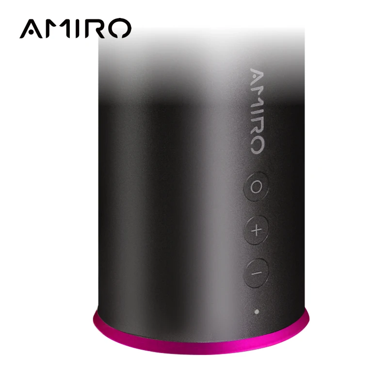 AMIRO 8 дюймов светодиодный свет HD макияж зеркала умный датчик истинный цвет четкость системы переносной косметический день Зеркало для женщин