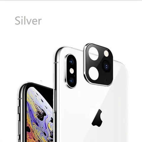 Для iPhone X XS MAX объектив камеры секундная Замена для iPhone 11 наклейка на рассеиватель XSMAX модифицированный 11PROMAX Explosion модифицированный чехол для объектива - Цвет: First generation