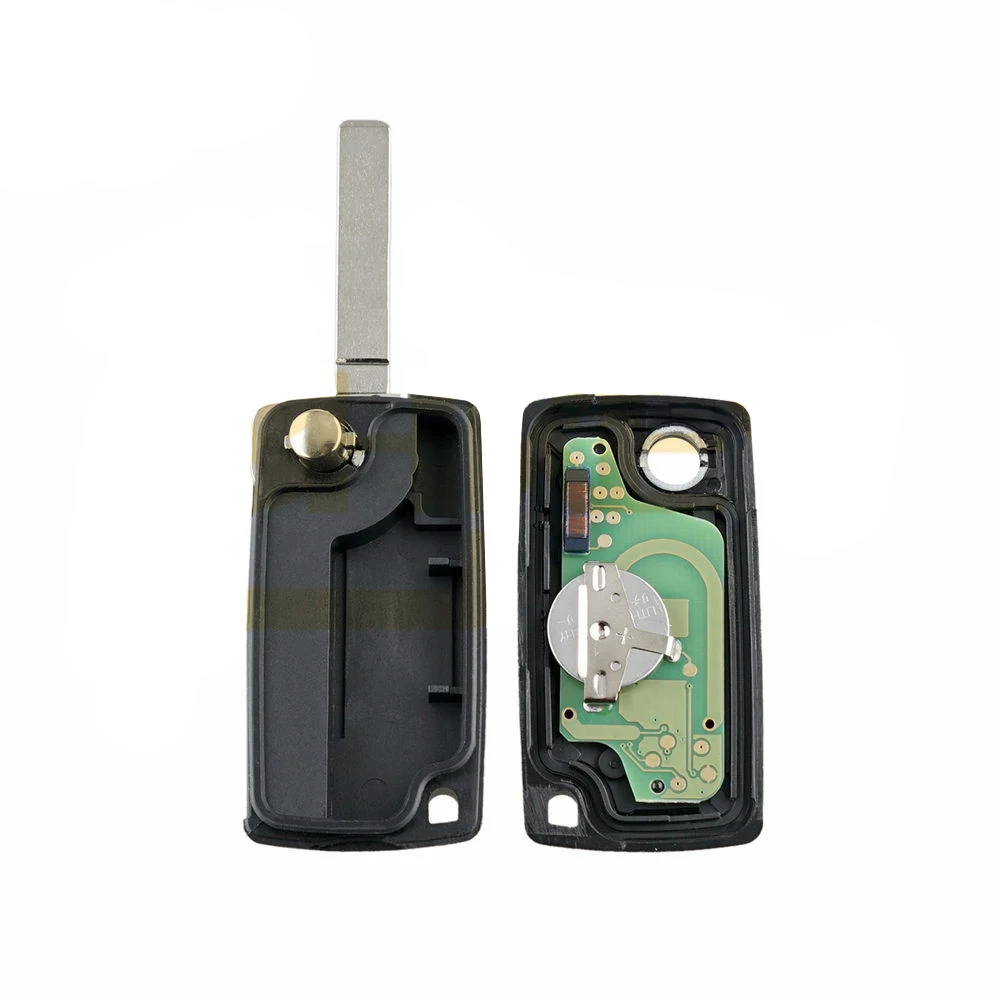 Car Key Case Shell For Peugeot Citroen 3 Button CE0523 Electronic Chip 433 Frequency Car Key ASK Auto Key Case Car Accessories