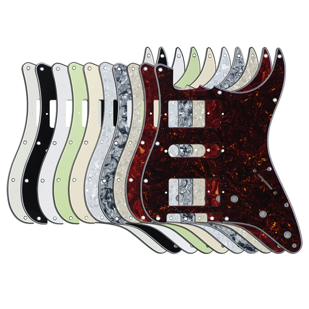 3Ply 11 отверстий ST HSH гитарная Накладка для защиты от царапин электрогитар Strat