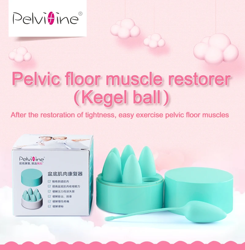 Kegel Weighted Exercise Balls Set Of 6 Medical Silicone Pelvic