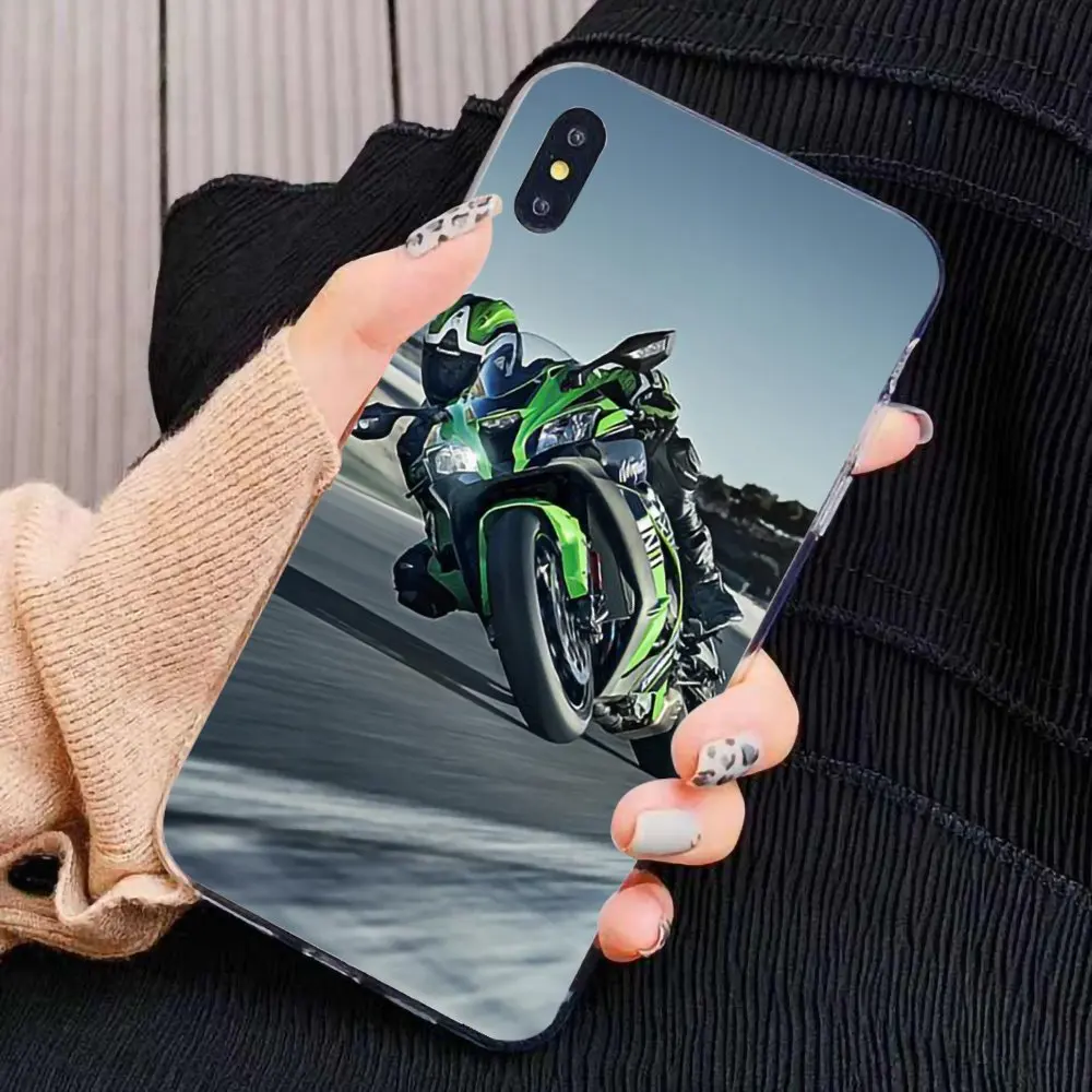 Мягкий чехол для Xiaomi Mi A1 A2 A3 5X 6X 8 9 9t Lite SE Pro Max Mix 1 2 3 2S спортивный мотоциклетный Kawasaki