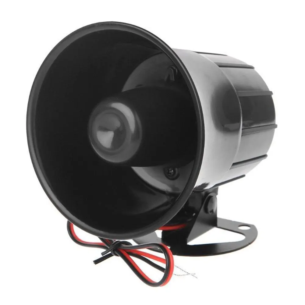 

With Bracke DC 12V Tool Loud Sound Durable Outdoor Speaker Low Consumption Home Security System Anti-theft ABS Wired Alarm Horn