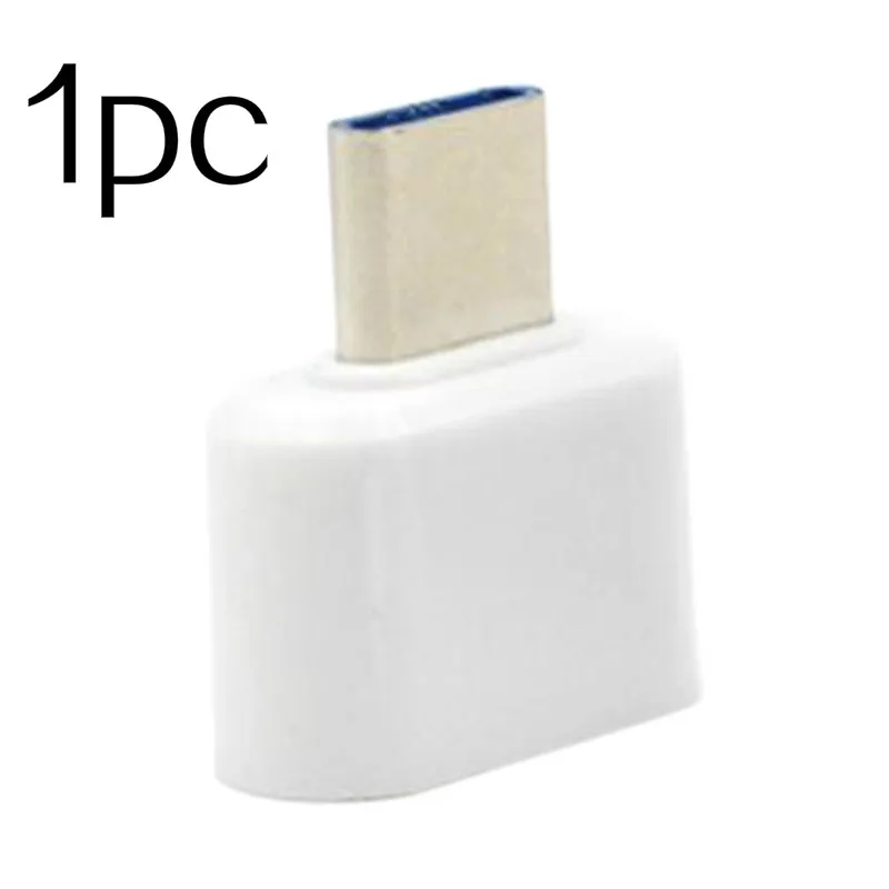 Адаптер с разъемом type-C на USB OTG конвертер USB 3,0 адаптер с разъемом type-C USB-C для зарядки и синхронизации для MacBook - Цвет: white 1pc