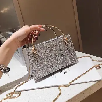 

Pu Leather Women Shoulder Bags Small Ladies Crossbody Bags Fashion Handbags Metal Handle Lady Shoulder Messenger Bag