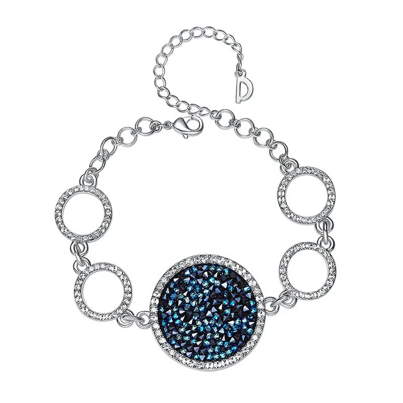 

Ms Betti Spring Clearance Luxury Round Charm Bracelet Crystals From Austria 2021 Fashion Women Design Mother's Day Party Gifts