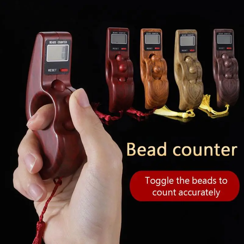 

Buddha Beads Counter Portable Fall-Resistant Sturdy Accurate Lightweight Rotating Prayer Beads Durable Finger Decompression Toys
