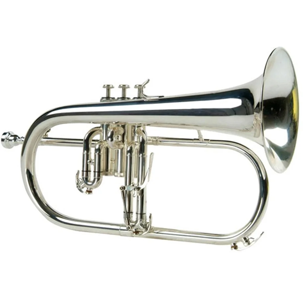 silver plated Cupronickel leadpipe Tone Bb Flugelhorn