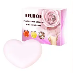 Heart-Shaped Whitening Soap Acne-Free Rich Formula Natural Cream Soap Removal Pimple Pores Acne Treatment Moisturizing Cleaner