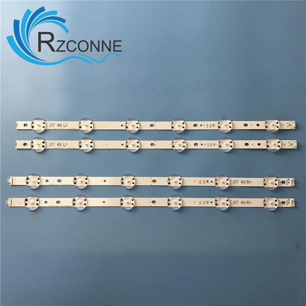 Fita de Luz de Fundo Led 12 para lg 49 Polegadas V17 Art3 tv 49lv340c 49uv340c 49uj6565 282863a Lc490dgg 49uj670v