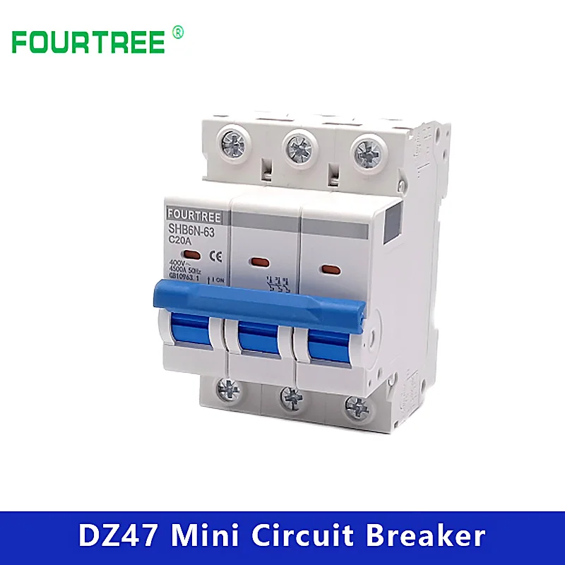 Generic 1/2/3/4 Pole Din Rail Mini Circuit Breaker Household Air Switch