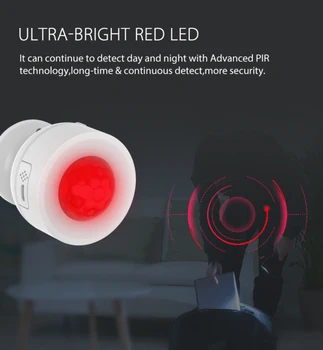 

Tuya Smart Air Pressure Temperature Sensor Built-in Temperature Humidity Sensor Wireless Passive Infrared Detector Burgla