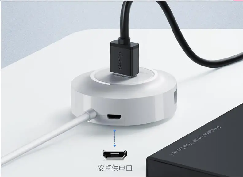 Зеленая линия usb3.0 кабель сплиттер ноутбук концентратор один буксир четыре концентратор многоинтерфейсный удлинитель Мультифункциональный Тип-c apple computer conv