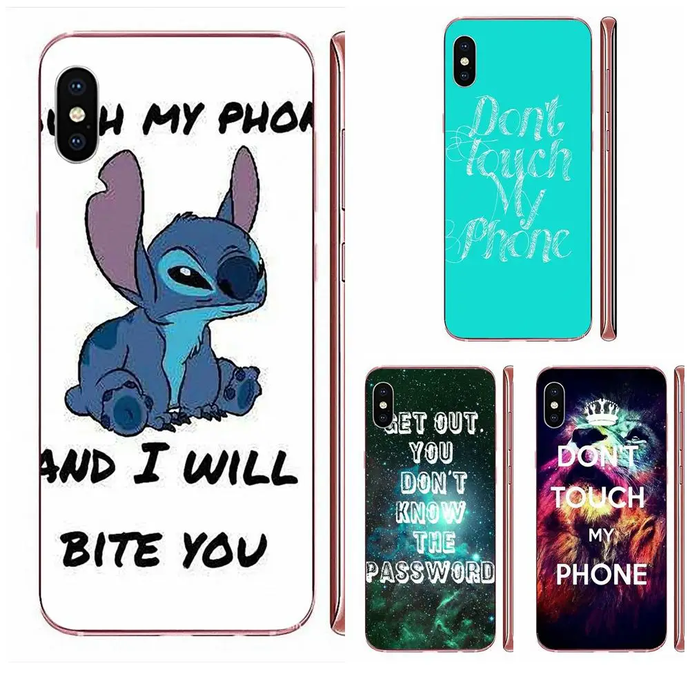 Мягкий чехол Don Not Touch My Phone Аксессуары для Samsung Galaxy J1 J3 J4 J5 J6 J7 A10 A20 A20E A3 A40 A5 A50 A7 2016 2017