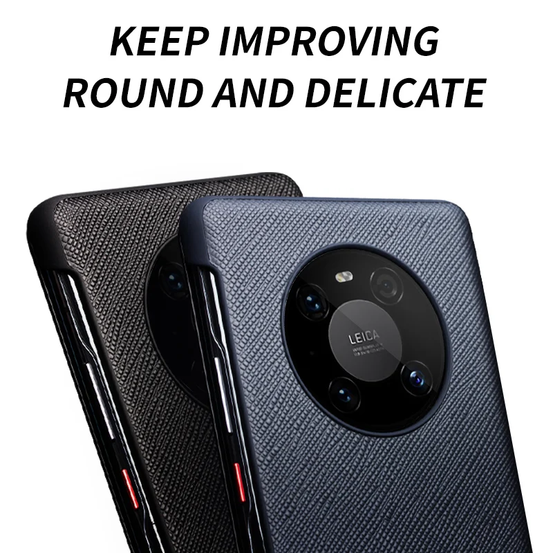 QIALINO Stylish Genuine Leather Flip Case for