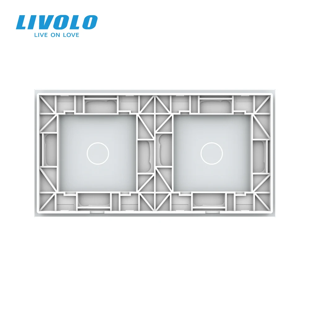 Роскошное белое жемчужное Хрустальное стекло Livolo 151 мм * 80 европейский стандарт