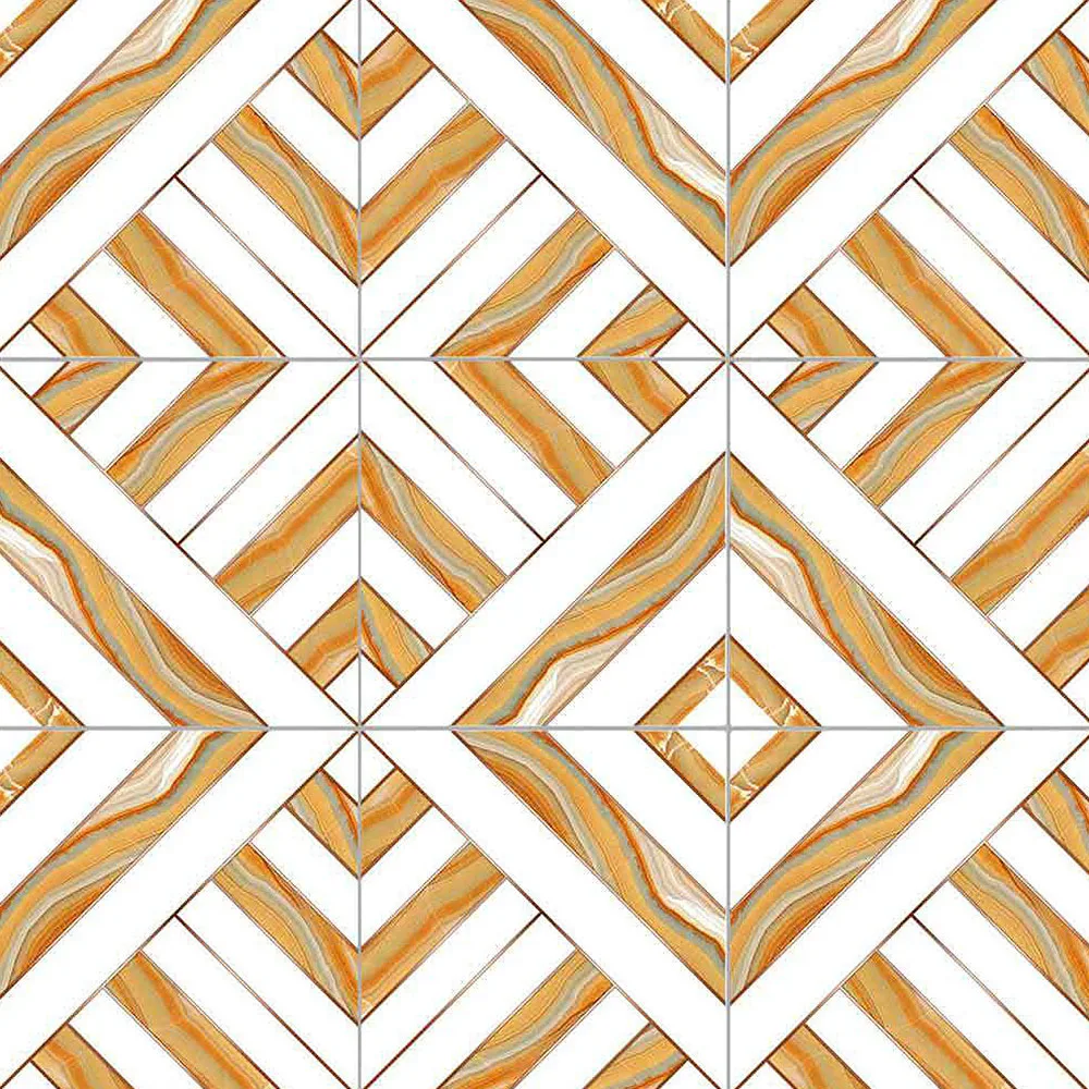 

10PCS Modern Geometric Tile Sticker Metal Texture Waterproof Wear-Resistant Marble Matte Sticker for Home Decoration 20*20cm