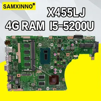 

X455LJ motherboard For Asus X455L X455LJ X455LB X455LD A455L F455L K455L X454L Laptop mainboard 4G RAm Gt820M I5-5200 CPU