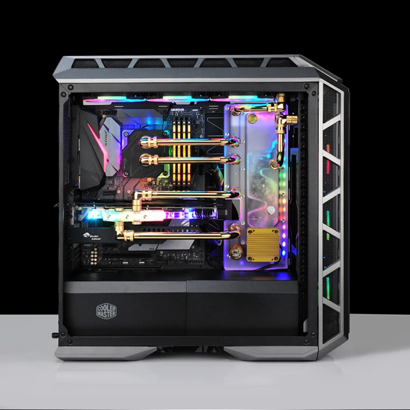 Bykski RGV CM H500 плата распределения воды для CoolerMaster H500M|Жидкостные системы охлаждения|