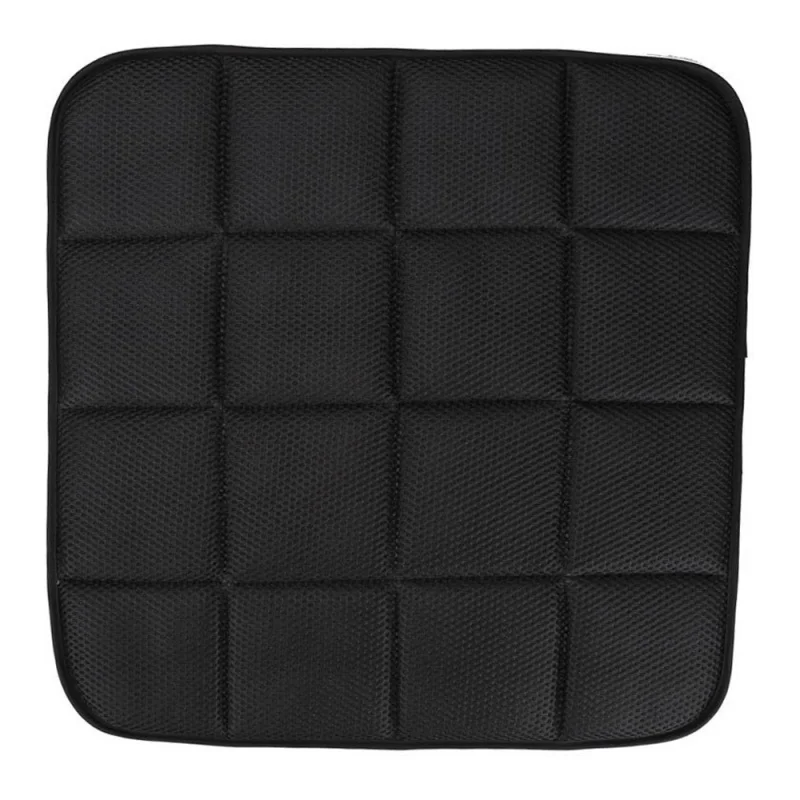 NEW 45 x 45cm Bamboo Charcoal Breathable Car Seat Cushion (Black