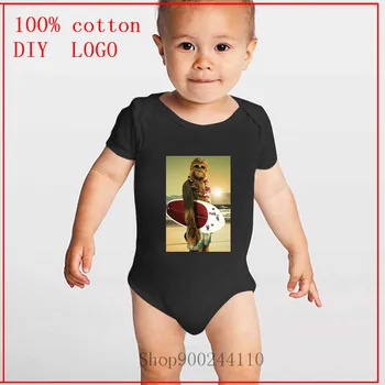 

Star Wars Chewbacca Designs Bodysuit Baby Newborn Baby One-Pieces Summer Rompers Unisex Baby Jumpsuit Ropa de bebe Short Sleeve