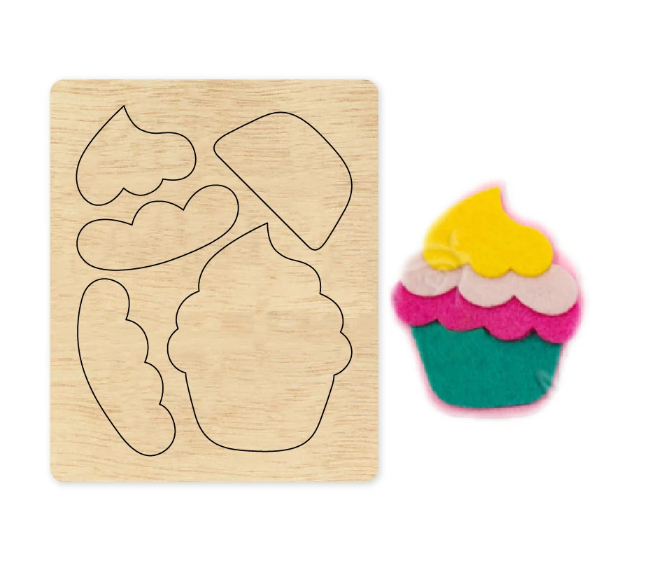 Форма для резки мороженого-новая деревянная форма для скрапбукинга