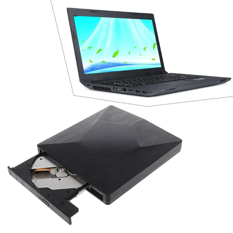 Универсальный Тип C USB 3,0 внешний CD DVD VCD svcd-плеер оптический привод горелки для ПК ноутбука Apple OS Windows