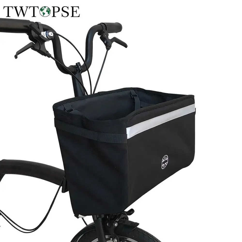 Корзина для велосипеда TWTOPSE с британским флагом сумка Brompton складная велосипедная