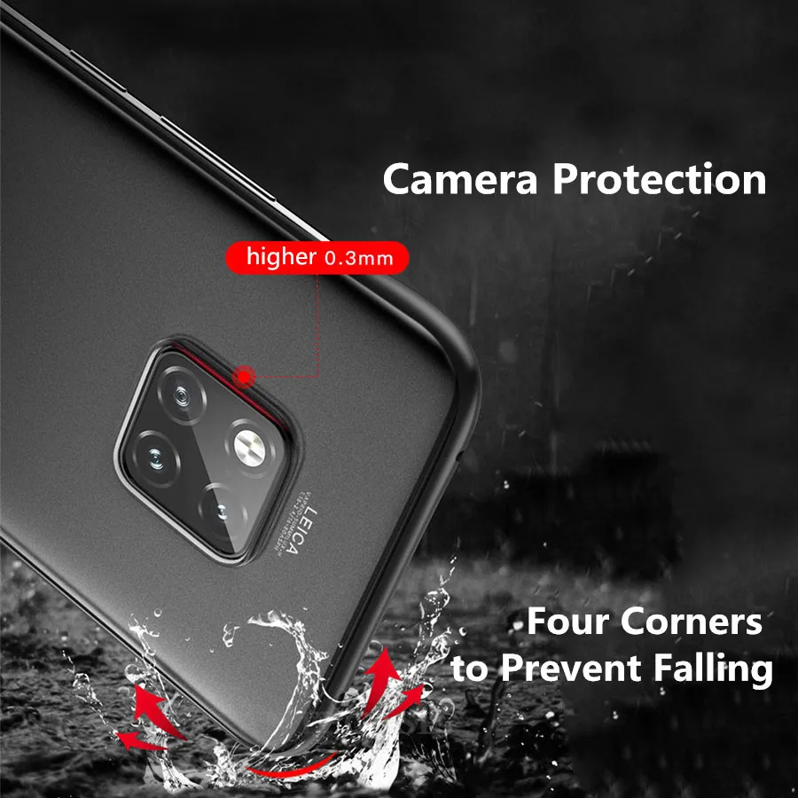 Luxury Frameless Matte Hard PC Shockproof Phone Case - Premium Back Cover