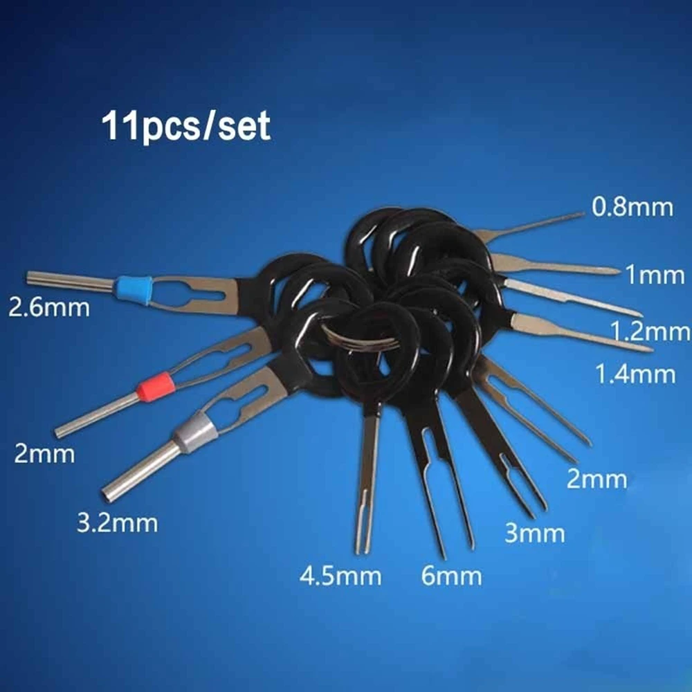 Инструменты Соединительный сплиттер соединитель автомобильная электрическая проводка металлический цветной штекер ключ контактный экстрактор комплект Инструменты для удаления терминала