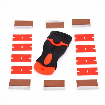 

2018 New 11pcs Set Car Sticker Remover Edge Razor Scraper + Plastic/Metal Blades