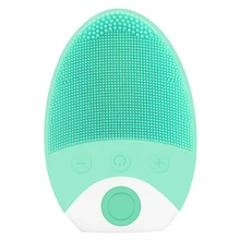 ABRA-Electric Silicone Cleansing Instrument Ultrasonic Vibration Massage Instrument Wash Brush Facial Pore Cleaner Beauty Tool