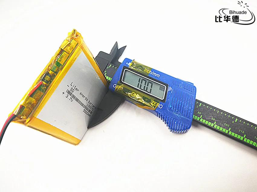 1pcs/lot 105575 3.7 V lithium polymer battery 5000 mah DIY mobile emergency power charging treasure battery