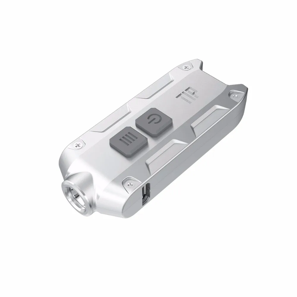 Металлическая кнопка NITECORE micro USB перезаряжаемая Встроенная батарея подсветки