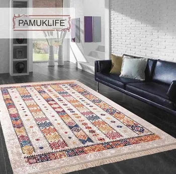 

Pamuklife Faux Leather Soles Non-Slip Soles Carpet Road Carnival Carpet Washable Daily Healthy Fashion Style
