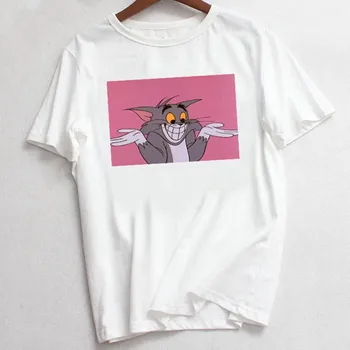 

Short Sleeve Funny Ladies Tee Shirt Cute Women Summer Tee Shirt Casual Fashion Cartoon Print Kawaii Female Tops T-shirt