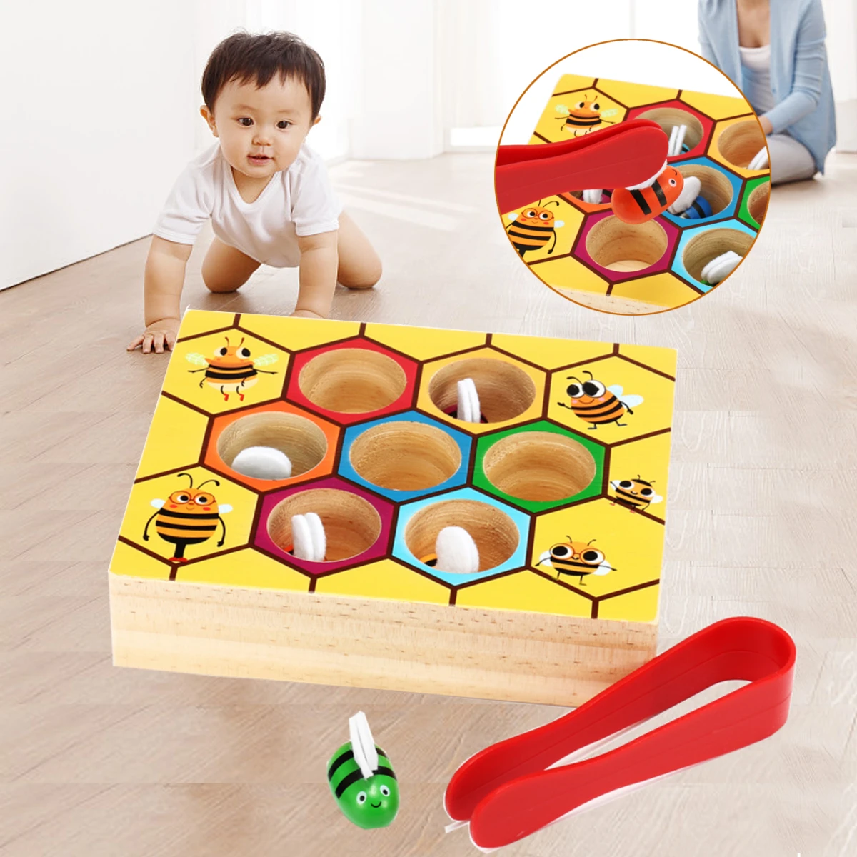 juego abejas montessori