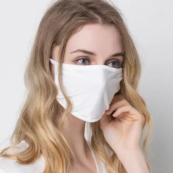

White Cotton Anti Dust Flu Mouth Face Mask Unisex Masks with Carbon Filter Masks Anti PM2.5 Black Mouth-muffle Mask