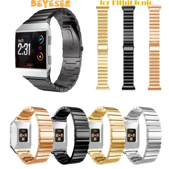 

Watch Band for Fitbit Ionic Stainless Steel Metal Replacement wrist Strap for Fitbit Ionic Smart watch Band Strap Bracelet watch