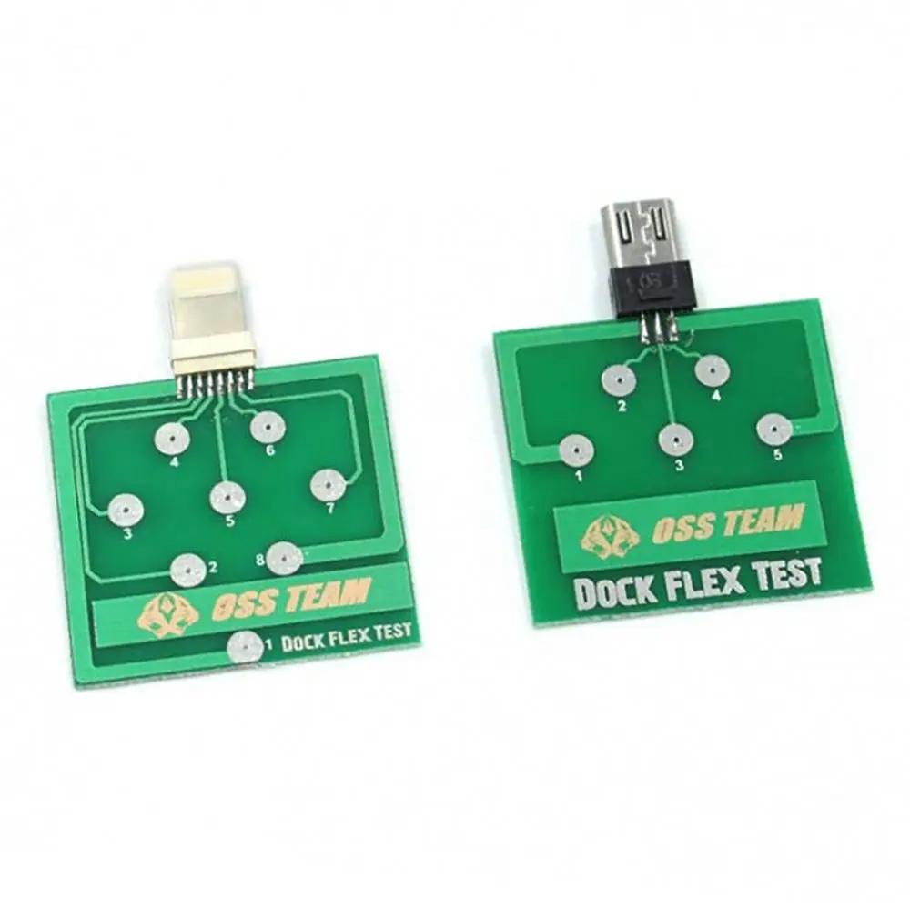 

Micro USB Dock Flex Test Board for iPhone 6 7 8 And Android Phone U2 Battery Power Charging Dock Flex Easy Testing Tool