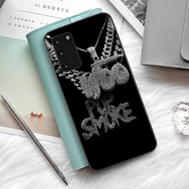 TOPLBPCS Rapper Pop Smoke мягкий резиновый чехол для телефона Samsung S6 S10 5G S7 EDGE S8 S9 S20 PLUS