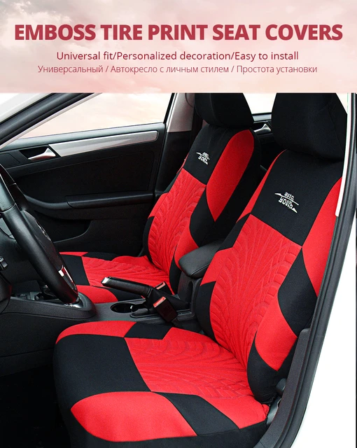 AUTOYOUTH Universelle Full Set Auto Sitzbezüge, fit Hinten Reihe 2 + 1 Mit  Track Detail Stil Auto Sitz Set Protector Für Die Meisten Autos - AliExpress