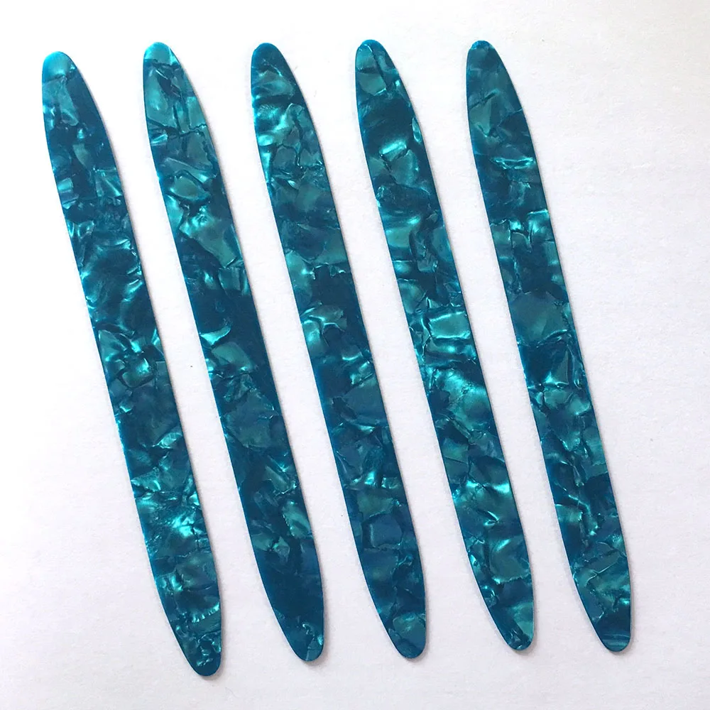 Sky Blue Pearl Лот из 5 шт. целлюлоидных палочек для удаления пыли толщина 0,71 мм разные цвета - Цвет: Sky Blue Pearl