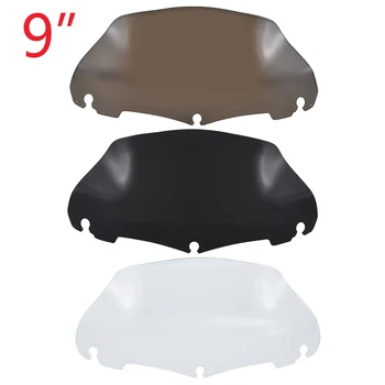 

9" Motorcycle Tint Windshield Windscreen Cover Case For Harley Touring Road Glide FLTR 2014-2016 Wind Deflectors