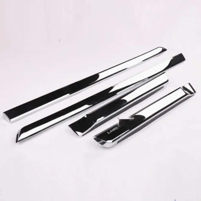

Car styling ABS chrome body side door body trim 4pcs for Toyota Land Cruiser FJ200 LC200 2008-2018 CAR ACCESSORIES